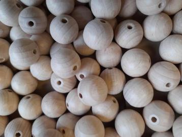 Alle maten Blank HOUTEN BALLEN - 4mm. - 50 mm. beukenhout beschikbaar voor biedingen