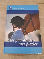 LEER PAARDRIJDEN MET PLEZIER, Boeken, Ophalen of Verzenden, Zo goed als nieuw, Paarden of Pony's