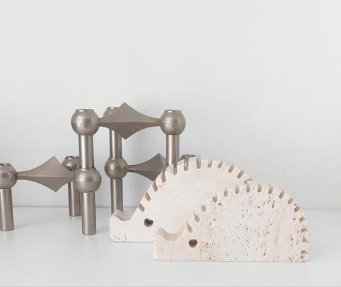 Fratelli Mannelli travertin egels, Antiek en Kunst, Kunst | Designobjecten, Ophalen of Verzenden
