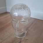 Vintage Glazen Hoofd Jaren 70, Huis en Inrichting, Woonaccessoires | Overige, Ophalen, Gebruikt