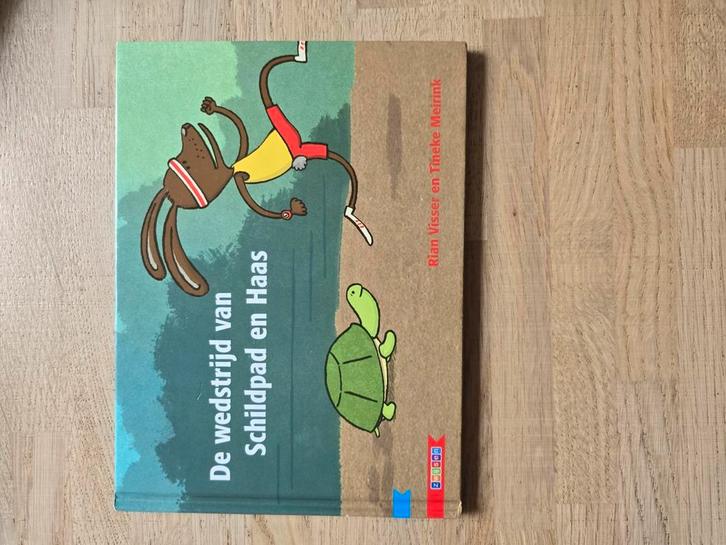 Rian Visser - De wedstrijd van Schilpad en Haas, Boeken, Kinderboeken | Jeugd | onder 10 jaar, Zo goed als nieuw, Fictie algemeen