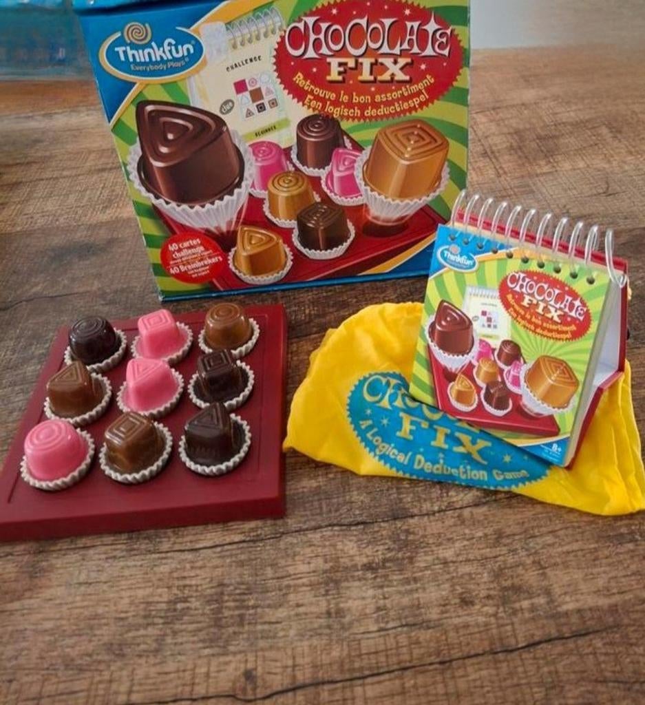 Thinkfun Chocolate Fix - Logisch Denkspel, Hobby en Vrije tijd, Gezelschapsspellen | Bordspellen, Een of twee spelers, Nieuw, Thinkfun