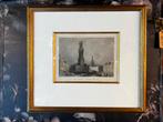 Antieke prent “Brugge” 1838, Antiek en Kunst, Kunst | Etsen en Gravures, Ophalen of Verzenden