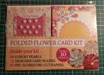 Folded Flower Card Kit, Hobby en Vrije tijd, Kaarten | Zelf maken, Nieuw, Overige typen, Overige thema's, Verzenden