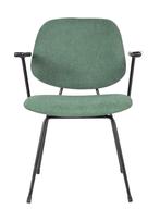 Vergaderstoel Eva - huiselijke sfeer op uw kantoor, Zwart, Nieuw, Ophalen of Verzenden, Metaal