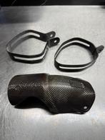 Bmw s1000rr akrapovic carbon steun en hitten schild, Motoren, Ophalen of Verzenden