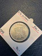 2 1/2 gulden 1939 Wilhelmina, Zilver, Ophalen of Verzenden, Koningin Wilhelmina, Losse munt