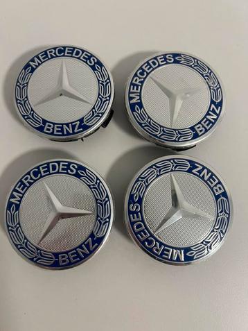 Set naafdoppen 75 mm Mercedes per 4 stuks nieuw beschikbaar voor biedingen