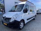Renault Master T35 2.3 dCi 130pk L2H2 DC 6 persoons / vaste, Stof, Gebruikt, 4 cilinders, Met garantie (alle)