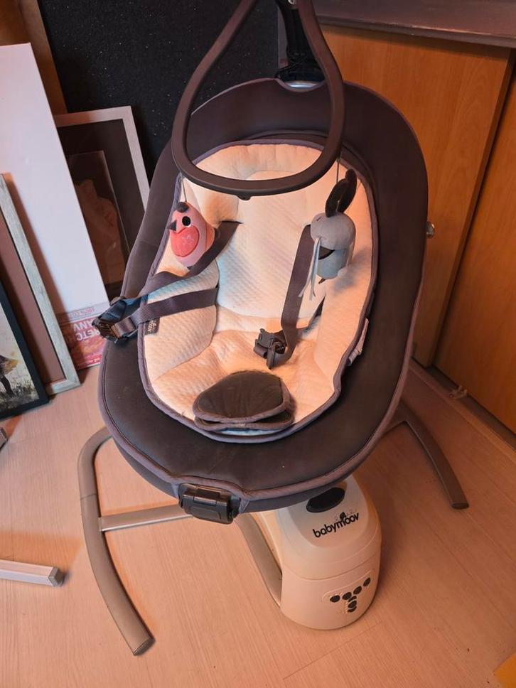 Babymoov Elektrische Schommelstoel, Kinderen en Baby's, Wipstoeltjes, Gebruikt, Schommelstoel, Overige merken, Met gordel(s) of riempje(s)
