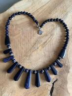 Nieuw! Edelsteen: donkerblauwe goudsteen., Blauw, Nieuw, Ophalen of Verzenden, Steen of Mineraal
