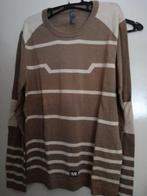 nog Nieuw Trui PURE WHITE Beige Bruin Streep XL, Verzenden, Beige, Pure White, Maat 56/58 (XL)