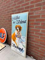 Vintage Milka emaille Reclamebord XL, Ophalen, Reclamebord, ., Zo goed als nieuw