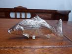 Verzilverde servethouder, vis – koi karper, Ophalen of Verzenden