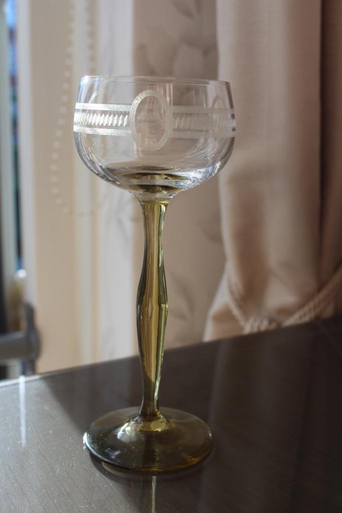 Antiek Theresienthal/Meyr's Neffe stamglas c 1900, Antiek en Kunst, Antiek | Glas en Kristal, Ophalen of Verzenden