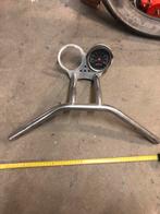 Harley dragbar stuur met vaste pullback risers en cockpit, Ophalen of Verzenden