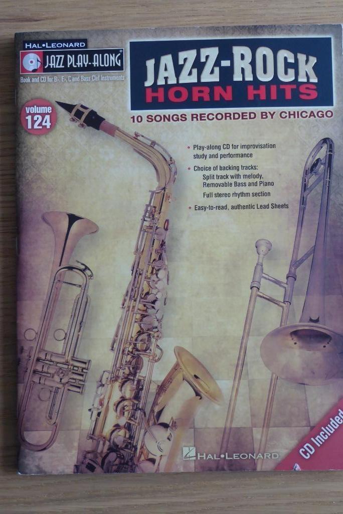 Jazz-Rock Horn hits - inclusief CD, Muziek en Instrumenten, Bladmuziek, Zo goed als nieuw, Les of Cursus, Jazz, Gitaar, Piano