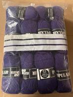 Paars Populair Wol - 10 Bollen, Hobby en Vrije tijd, Breien en Haken, Ophalen of Verzenden, Nieuw, Breien of Haken, Wol of Garen