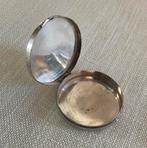 Leuk antiek glad pillendoosje 830 zilver, Ophalen of Verzenden