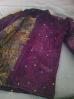 Vintage Jas Dino'Z jaren 80, Kleding | Dames, Verzenden, Zo goed als nieuw, Maat 38/40 (M), Paars