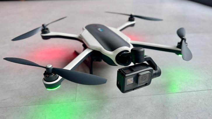 GoPro Karma drone GoPro Hero 5 Black, Karma Grip Handle, Audio, Tv en Foto, Drones, Zo goed als nieuw, Ophalen