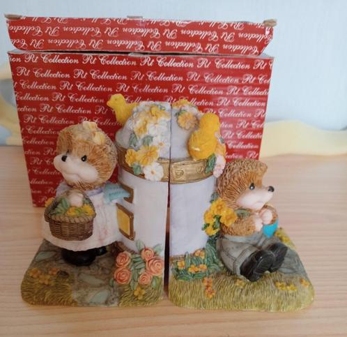 Set van 2 boekensteunen, egels, Polystone, Kinderen en Baby's, Kinderkamer | Inrichting en Decoratie, Zo goed als nieuw, Overige typen