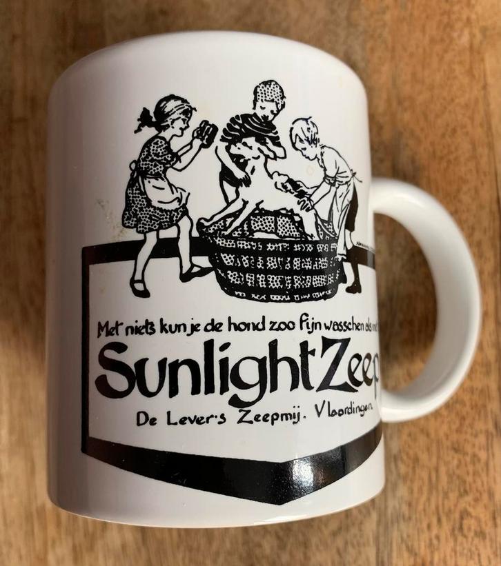 Sunlight Zeep “De Lever’s ZeepMij “Vlaardingen” Beker/Mok, Verzamelen, Merken en Reclamevoorwerpen, Ophalen of Verzenden