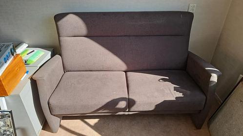 Grijze slaapbank - comfortabel en stijlvol, Huis en Inrichting, Slaapkamer | Slaapbanken, Gebruikt, Tweepersoons, Grijs, Ophalen
