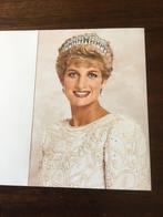 Gedachtenis prentje van prinses Diana, Ophalen of Verzenden, Gebruikt, Buitenland, Kaart, Foto of Prent
