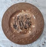 Assiette parlante, zwaar beboterd, Creil et Monterreau, Antiek en Kunst, Antiek | Servies los, Ophalen of Verzenden