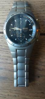 Seiko titanium chronograph 7t92, Sieraden, Tassen en Uiterlijk, Horloges | Heren, Staal, Polshorloge, Ophalen of Verzenden, Zo goed als nieuw