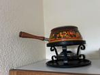 Fondue set retro, Ophalen of Verzenden, Zo goed als nieuw, Brander, Fondueset