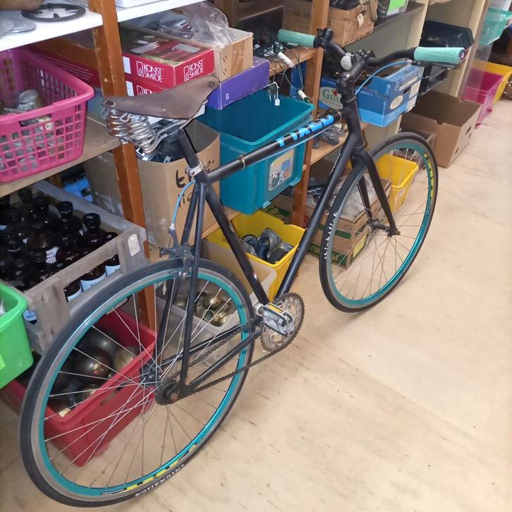 Fixie racefiets, single speed,, Fietsen en Brommers, Fietsen | Racefietsen, Gebruikt, Overige merken, Minder dan 10 versnellingen