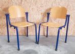 28 x Marko schoolstoelen kantine stoelen vergaderstoelen, Ophalen of Verzenden, Zo goed als nieuw, Blauw, Vijf, Zes of meer stoelen