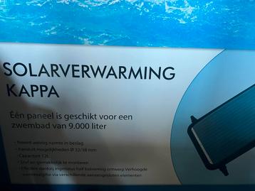 *Nieuw*Kappa Solarverwarming Zwembad tot 9000L beschikbaar voor biedingen