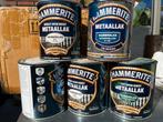 hammerite metaallak (2 vol en 3 aangebroken), Ophalen of Verzenden, Zo goed als nieuw, Overige kleuren, Lak