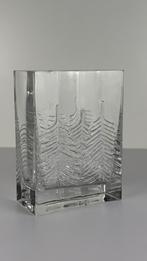 Iittala Glass Kuusi design glazen kubus vaas Jorma Vennola, Ophalen of Verzenden