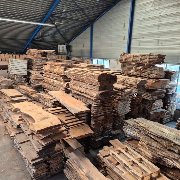 Boomstambladen/Planken - Beuk, Esdoorn, Eik, moet zsm weg, Doe-het-zelf en Verbouw, Hout en Planken, Gebruikt, Plank, Overige houtsoorten