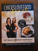 Nina & Elise  - Chickslovefood: Het Beauty & Feest Kookboek, Ophalen of Verzenden, Zo goed als nieuw, Chicklovesfood - Elise Gruppen-Schouwerwou & Nina de Bruijn