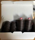 10 rollen Saba garen 100/3 – kleur 1382 donkerbruin 1000 mtr, Hobby en Vrije tijd, Naaien en Fournituren, Ophalen of Verzenden