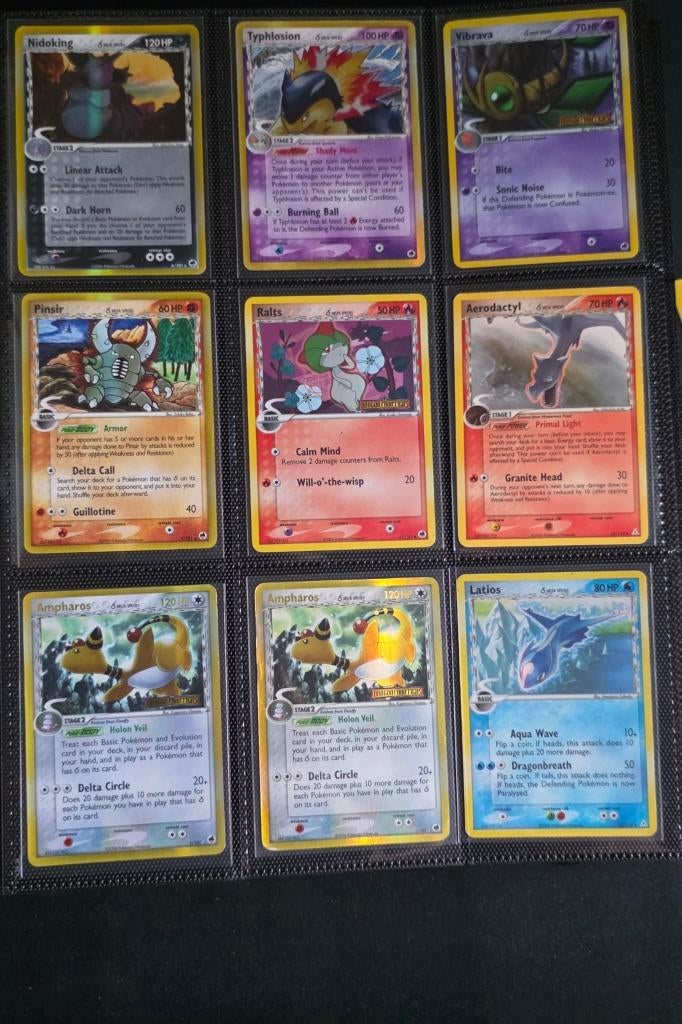 Pokémon - Magma/Aqua/Delta spies/Holy/Shiny 2004-2016, Ophalen of Verzenden, Zo goed als nieuw, Meerdere kaarten
