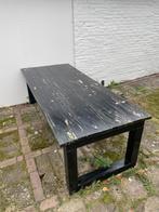 Stevige tuintafel (opknapper), Tuin en Terras, Ophalen, Gebruikt, Rechthoekig, Hout