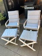 2 Westfield relax fauteuils met voetenbank, Ophalen of Verzenden, Zo goed als nieuw, Aluminium