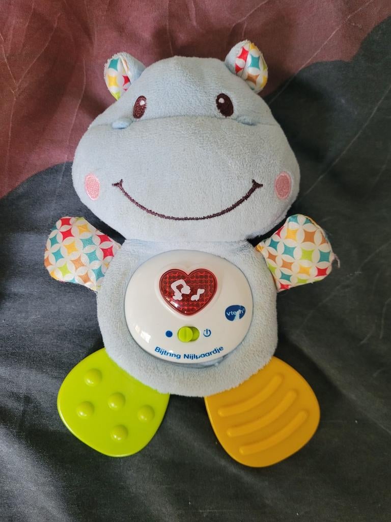 Nijlpaard V-tech met geluid, Kinderen en Baby's, Speelgoed | Vtech, Ophalen, Zo goed als nieuw, 6 maanden tot 2 jaar