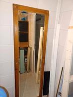 GRATIS Antieke eikenhouten spiegel, Antiek en Kunst, Ophalen, Rechthoekig