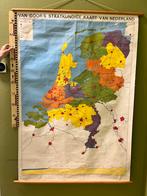 Vintage Schoolplaat Nederland, Ophalen of Verzenden, Aardrijkskunde