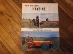 Tractor folder New Holland Haybine, Boeken, Catalogussen en Folders, Ophalen of Verzenden, Zo goed als nieuw