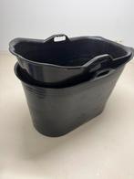 2 ijsbaden plastic/zwart, Ophalen, Zo goed als nieuw, Kunststof