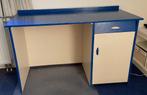 Houten bureau met lade en deur, Ophalen, Gebruikt, Bureau