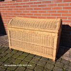 Rieten dekenkist, Huis en Inrichting, Ophalen, Overige materialen, Gebruikt, 50 tot 100 cm